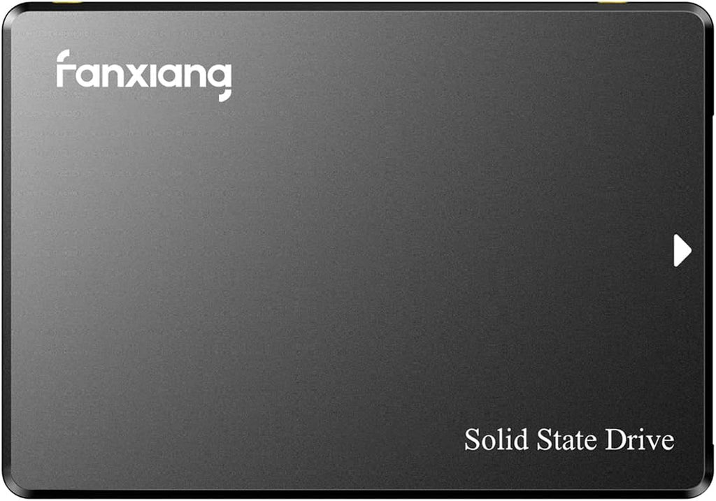 Fanxiang S101 1 TB SSD SATA III 6 Gb/s 2,5 tum intern solid state-enhet, läshastighet upp till 550 MB/sek, kompatibel med bärbara datorer och PC stationära datorer (svart)