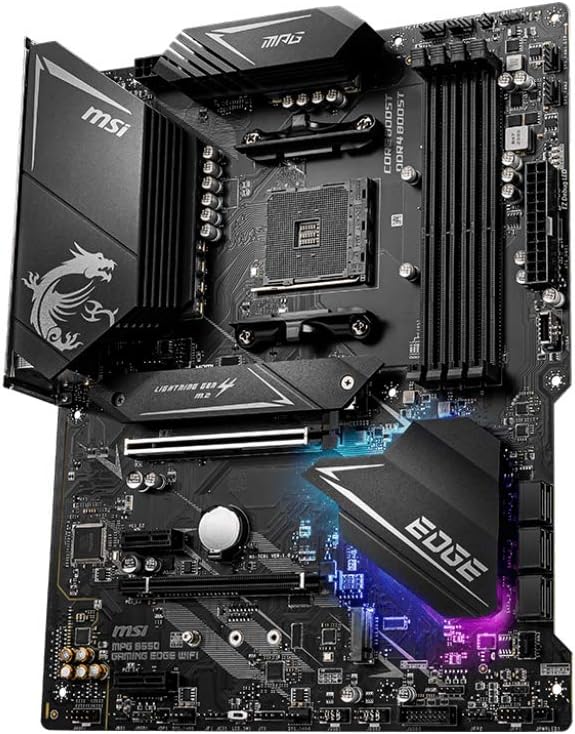 MSI MPG B550 Gaming Plus (ATX AMD AM4 DDR4 M.2 USB 3.2 Gen 2 HDMI ATX Gaming Moderkort AMD Ryzen™ 5000-processorer