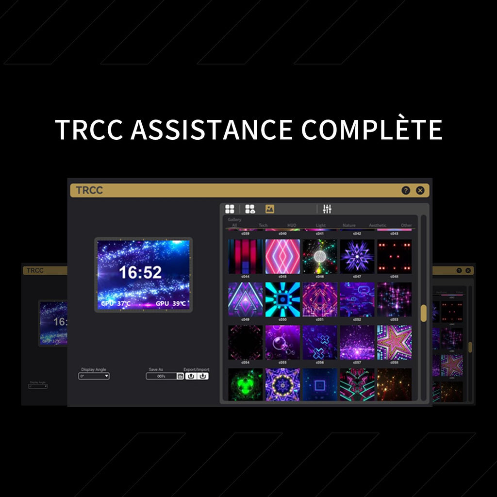 Thermalright Peerless Assassin 120 Vision ARGB svart CPU-kylare, PC-kylning med 6 värmerör, 2,8-tums magnetisk skärm (320 x 240 upplösning), för AMD AM4/AM5 och Intel LGA1700/1851