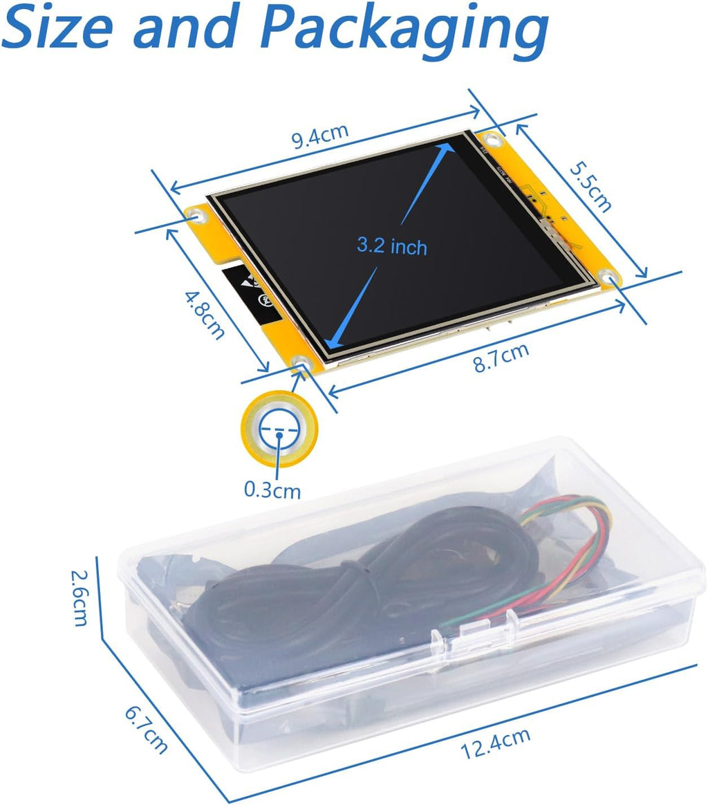 Freenove Bitcoin Miner Solo Lottery Miner, ESP32 CYD 2.8" Touch Display 240x320 Pixel TN Screen ST7789 Driver, Dual-core 32-bit 240 MHz Microcontroller WiFi+BT Programmable, Code Tutorial