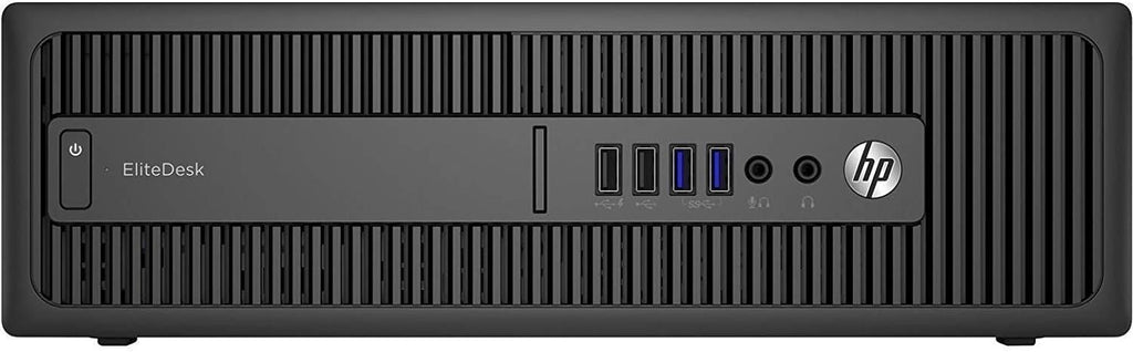 HP ELITEDESK 800 G1 i5-4570, 3,2 GHz 16 GB RAM, 240 GB SSD + 500 GB HDD Windows 11 med WiFi och 23-tums skärm + tangentbord och mus ingår (renoverad)