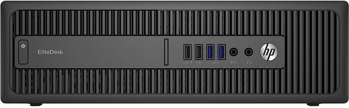 HP ELITEDESK 800 G1 i5-4570, 3,2 GHz 16 GB RAM, 240 GB SSD + 500 GB HDD Windows 11 med WiFi och 23-tums skärm + tangentbord och mus ingår (renoverad)