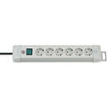 Brennenstuhl power strip 6 gang light gray-0