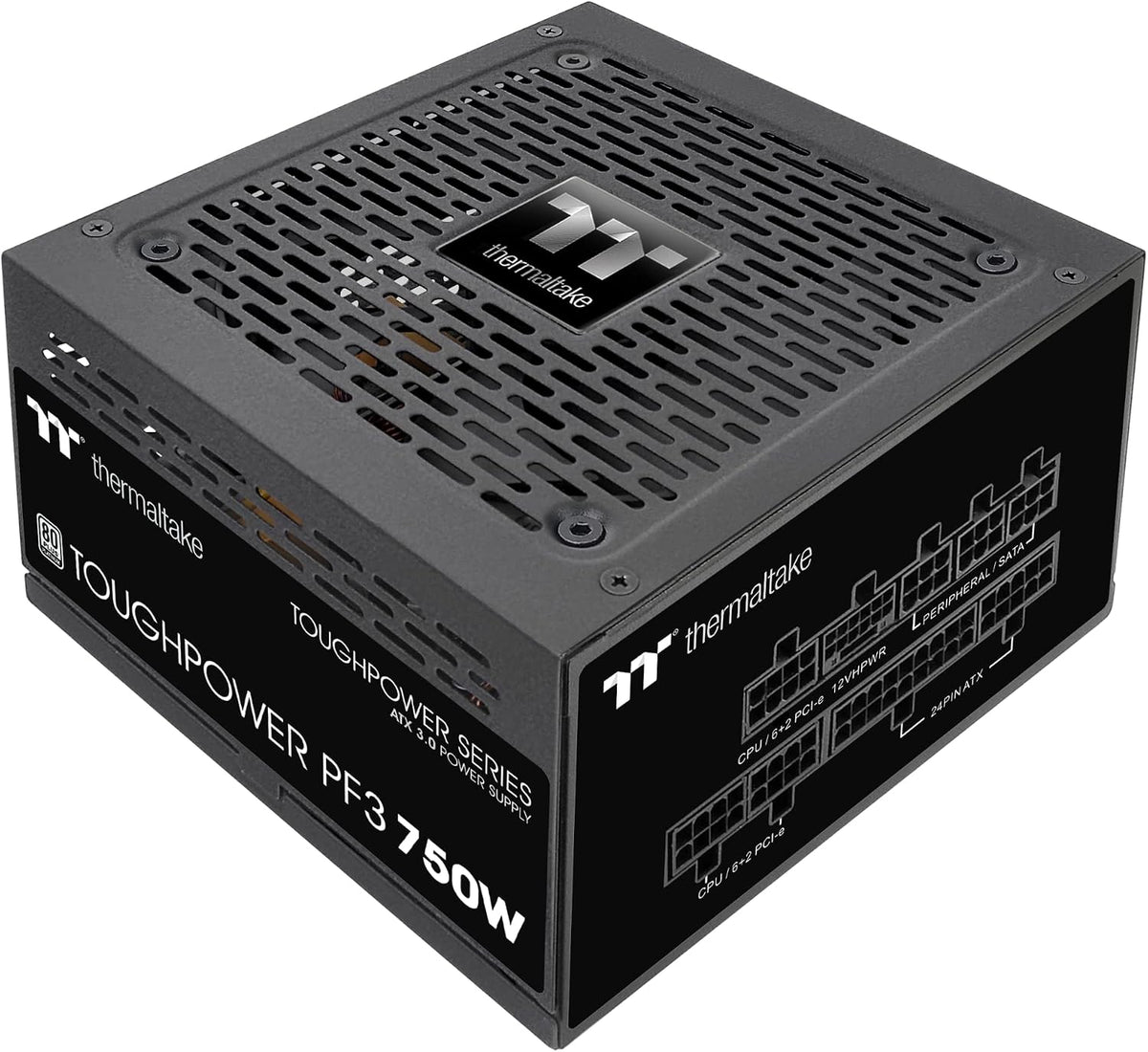 Thermaltake Toughpower PF3 850W Gen 5 | ATX 3.0 | PCIe Gen 5 ready | Smart Zero Fan | 80 Plus Platinum | Fully Modular