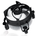 ARCTIC Alpine 17 - CPU-kylare, 92 mm PWM-fläkt, radiell kylfläns, datorchassi, toppfläkt, chassi fläkt, Intel LGA1851 & LGA1700, 4-stiftskontakt, 100-2000 RPM
