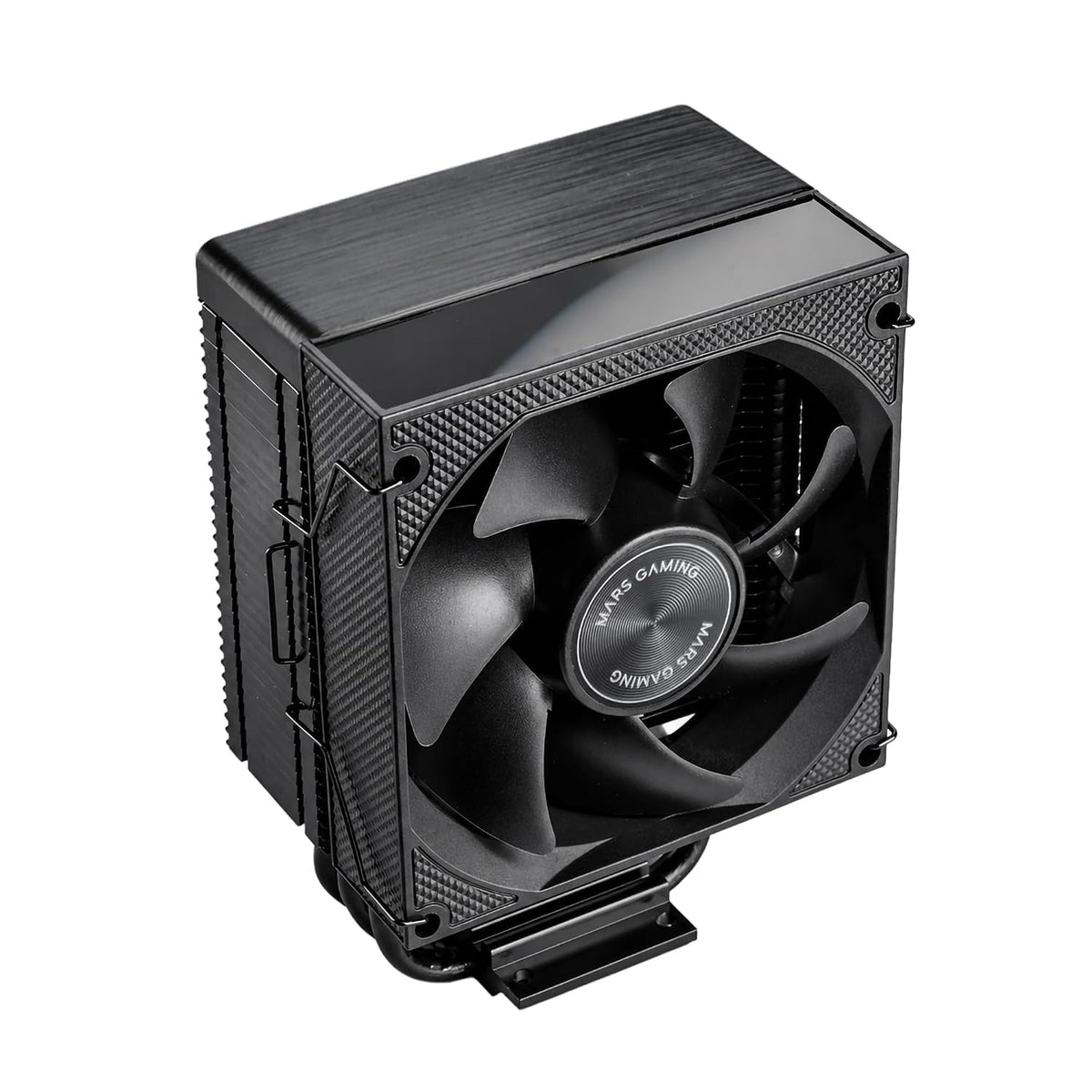 Mars Gaming MCPU-XPRO, CPU-Kylare 190W TDP, 3x HCT Heatpipes, Aluminiumkylfläns, 90mm FDB PWM-Fläkt, Kompakt Full Svart Design, Kompatibel med Intel och AMD-Socklar, Svart