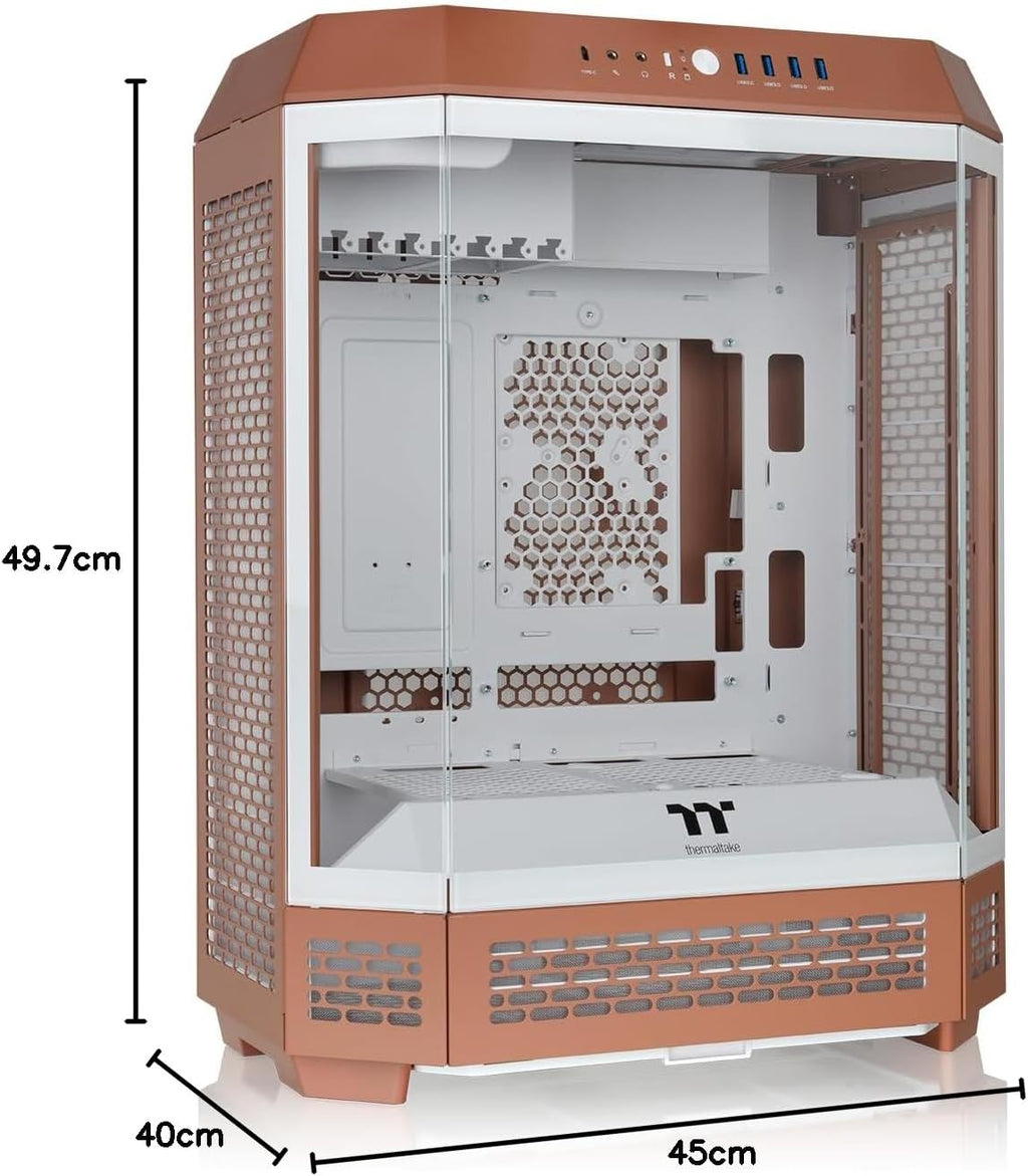 Thermaltake The Tower 600 Mid Tower Chassis | Hidden Connector | Gravel Sand