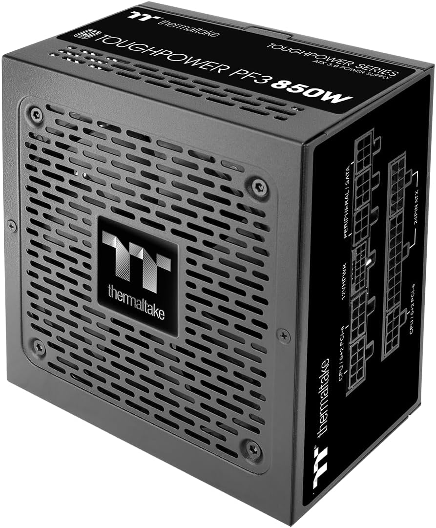 Thermaltake Toughpower PF3 850W Gen 5 | ATX 3.0 | PCIe Gen 5 ready | Smart Zero Fan | 80 Plus Platinum | Fully Modular