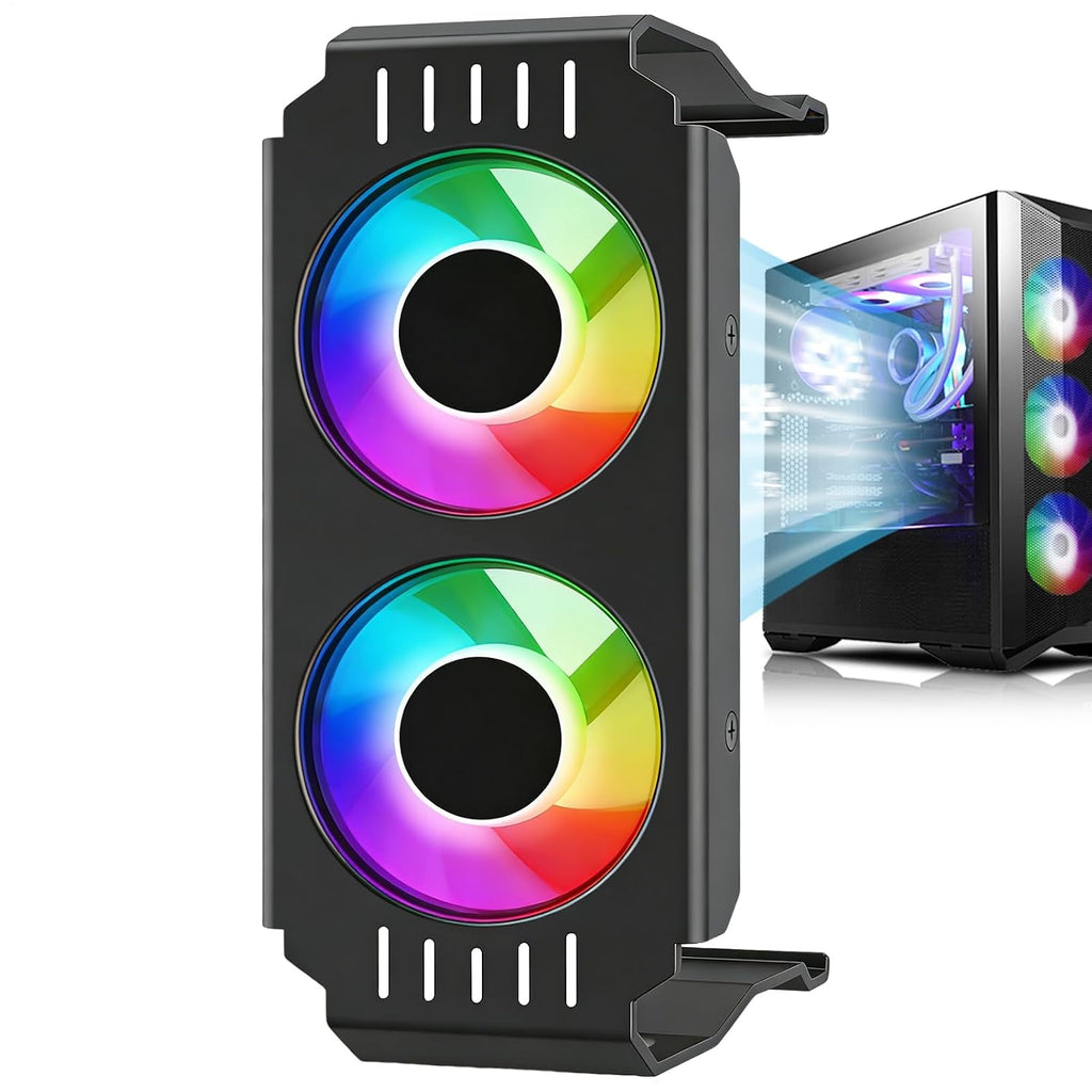 Processorkylare | 120 mm tyst kylare med dubbel fläkt, PC-kylare med