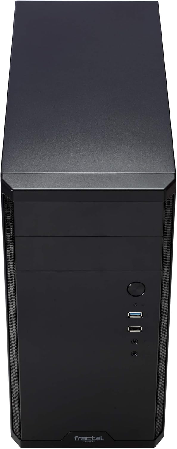 Fractal Design Core 1100 - mATX - 1x 120mm Silent Fläkt ingår - Borstad Aluminium - Svart
