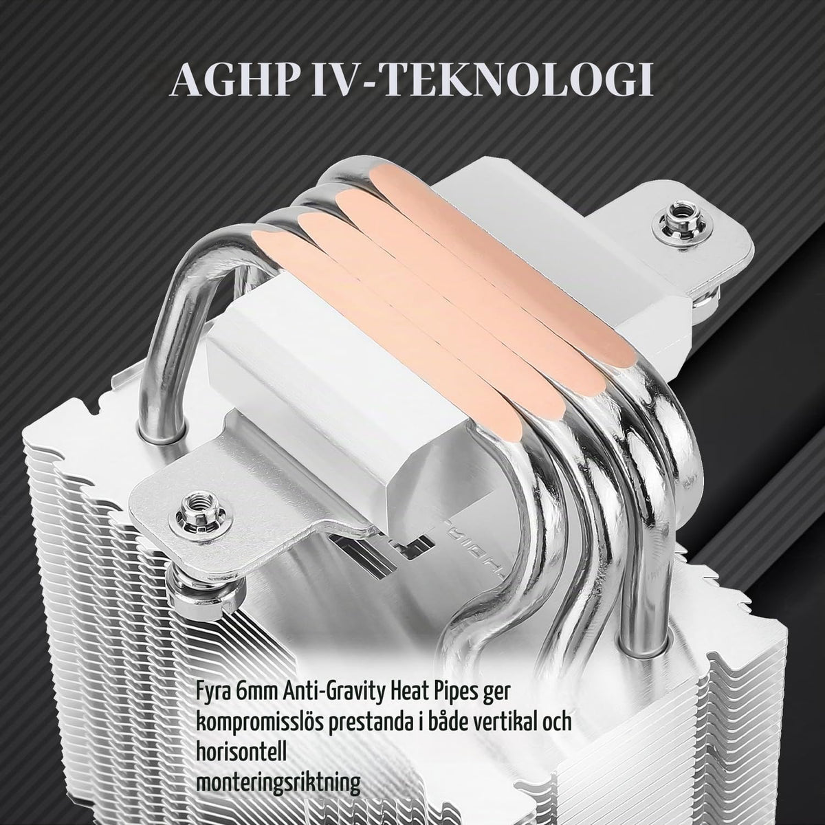Thermalright Assassin X 90 SE ARGB CPU-luftkylare med 4 värmerör, TL-P9-S PWM ARGB-fläkt, datorkylfläns/processorkylare, AGHP 4.0-teknik, för AMD AM4 AM5/Intel LGA 1150/1151/1200/1700 (AX90 SE ARGB)