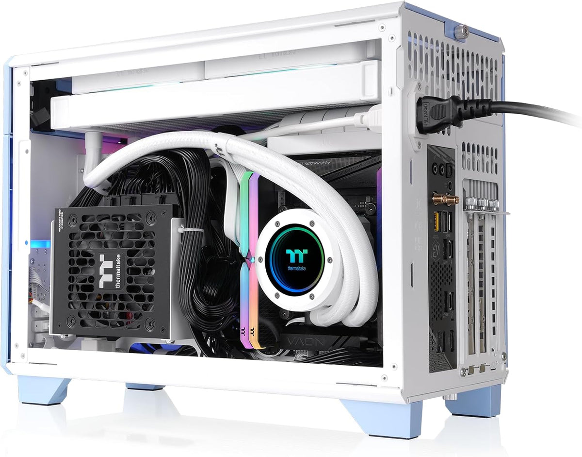 Thermaltake TR100 | Mini Tower | Super Compact | Hydrangea Blue