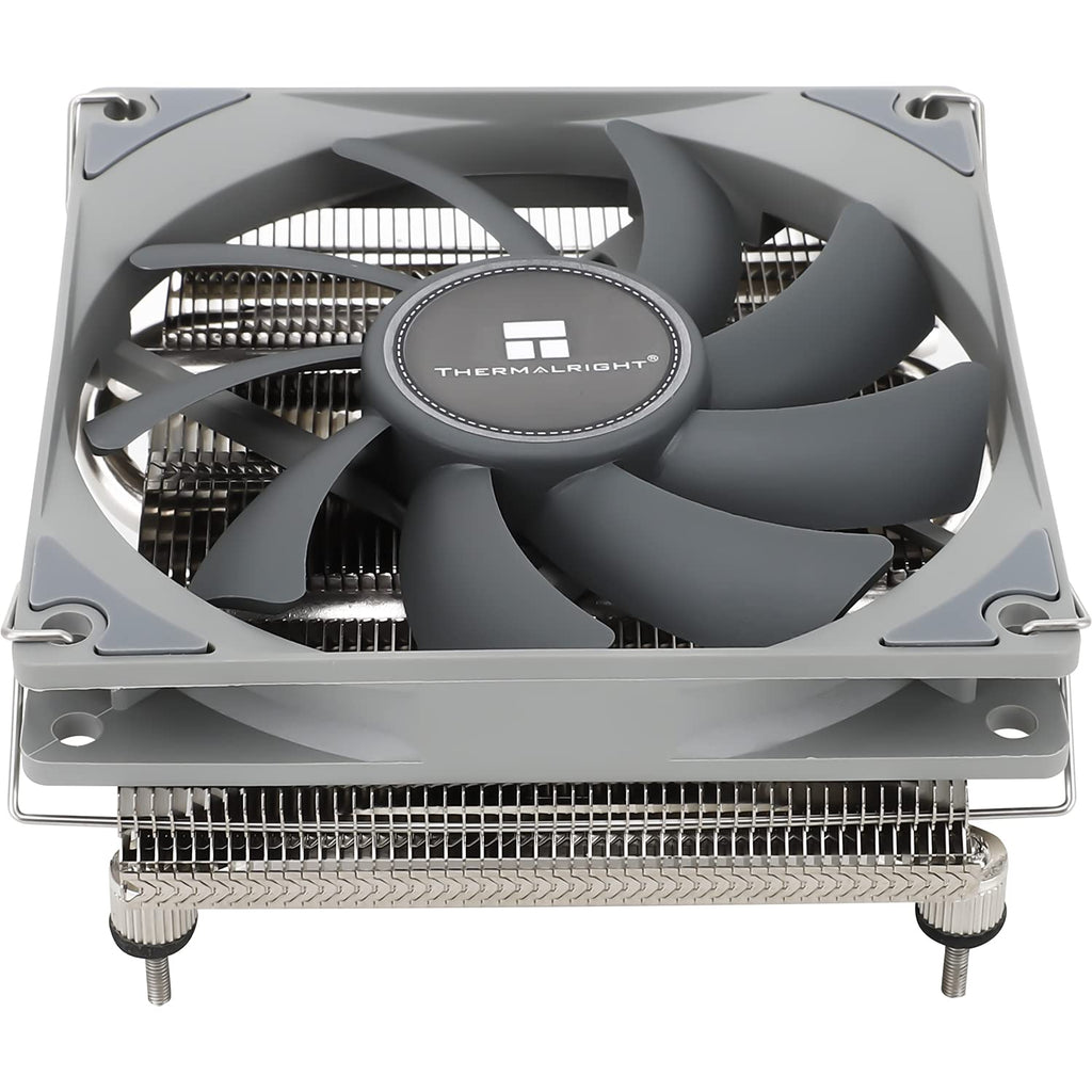 Thermalright TR AXP90-X47 CPU-luftkylare med låg profil, svart CPU-kylare med 90 mm PWM rak fläkt, 4 värmerör, höjd 47 mm, för AMD AM4 AM5/Intel LGA 1700/115X/1851