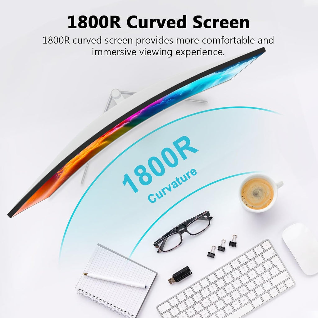 Z-Edge AGEX Böjlig Spel Datorskärm 34 Tum 240Hz, 3440x1440, Höjjusterbar 115mm, UWQHD Ultrawide 21:9, 1500R VA, 1ms, FreeSync, 4000:1, PIP PBP, 2×DP1.4, 2×HDMI2.1, VESA (DP-kabel ingår)