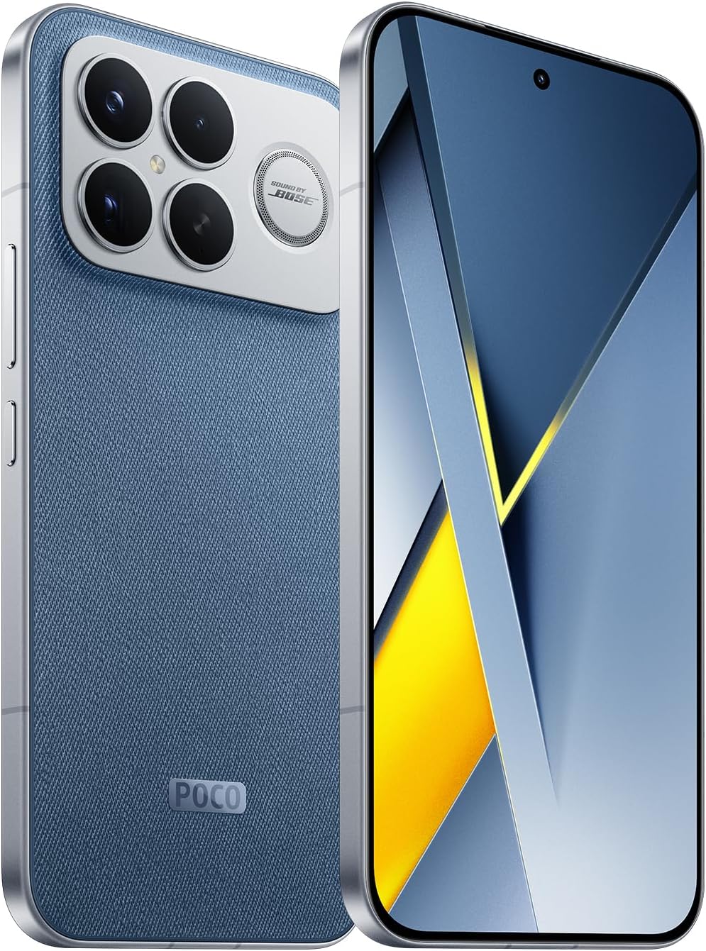 Xiaomi POCO F8 Ultra, Smartphone 16+512 GB, 1,9 tum 120 Hz AMOLED-skärm, 50 MP Light Fusion 950 med OIS, Sound by Bose, 6 500 mAh, denimblå, garanti 2 år, laddare ingår inte