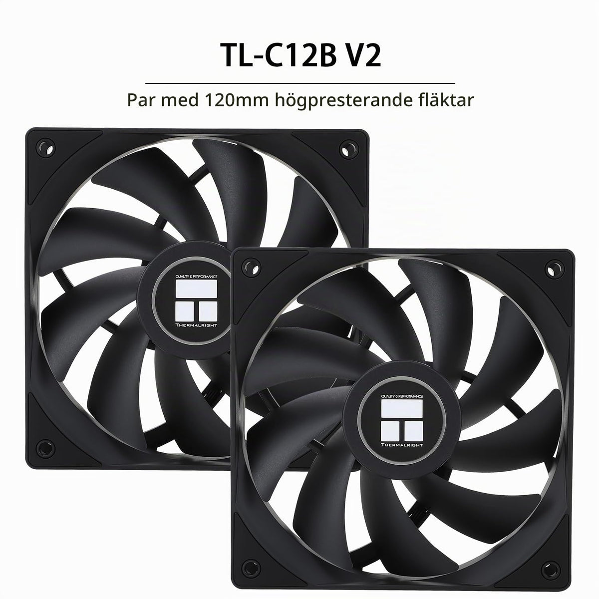 Thermalright Phantom SPIRIT120SE ARGB CPU-luftkylare, kylare med 7 värmerör, dubbla 120 mm TL-C12B-S V2 PWM-fläktar, AGHP 4.0 Tech., S-FDB-lager, för AMD AM4 AM5/Intel 1700/1150/1151/1200, stationär