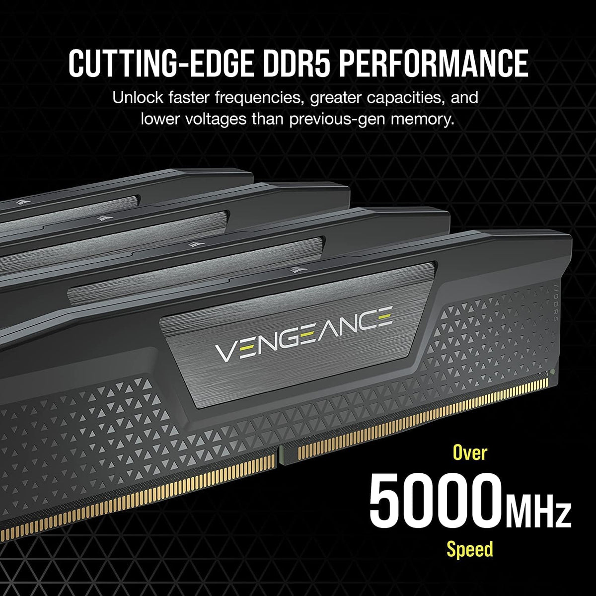 CORSAIR VENGEANCE DDR5 96GB (2 x 48GB) Upp Till 6000MHz INTEL RAM