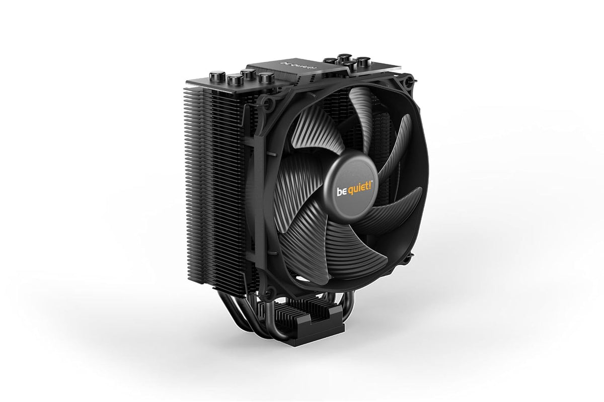 be quiet! Dark Rock Slim, CPU-kylare, 180 W TDP, Silent Wings 3 120 mm PWM-fläkt, 4x 6 mm heatpipes, slimmat tornformat utförande