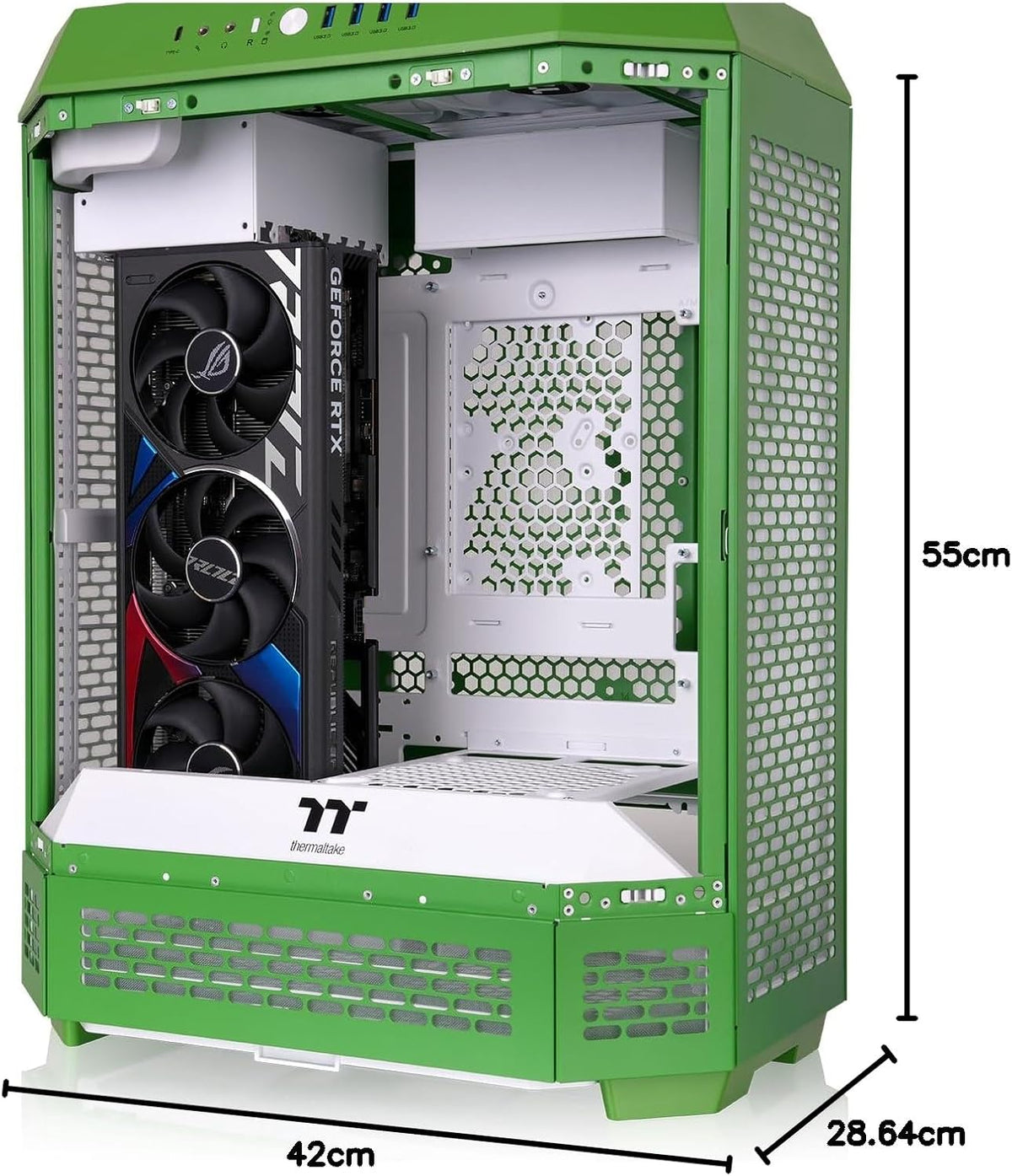 Thermaltake The Tower 600 Mid Tower Chassis | Hidden Connector | Gravel Sand