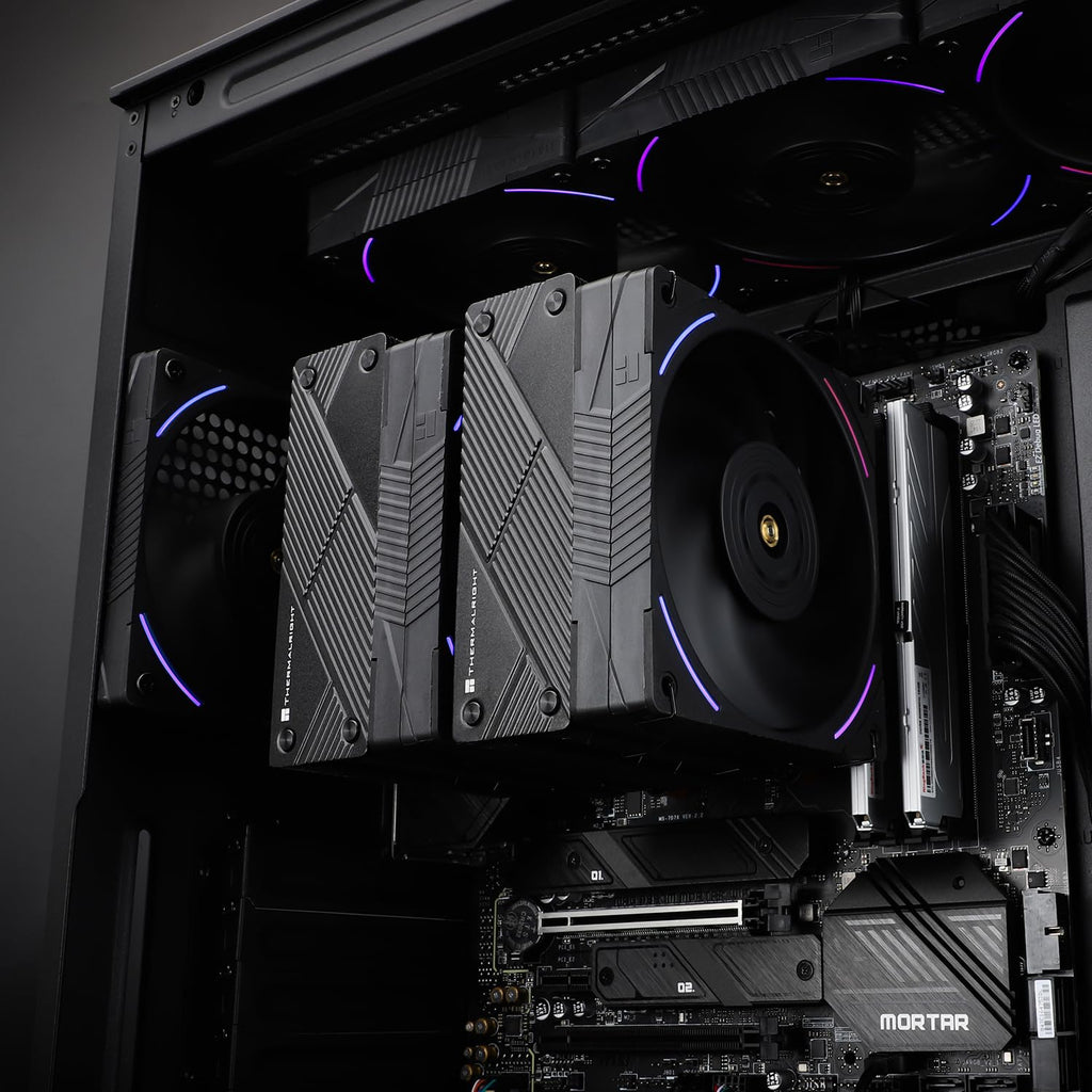 TR Phantom Spirit 120 EVO, 7 värmerör CPU-kylare, dubbel 120 mm PWM-fläkt, aghp 4.0-teknik för AMD am4 am5/Intel 1700/1150/1151/1200/17xx/2011, lga17xx kylare