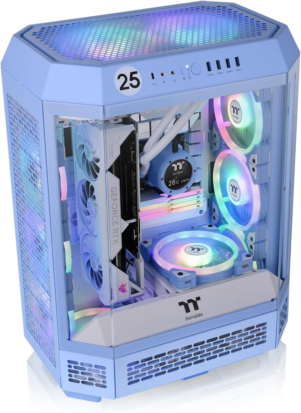 Thermaltake The Tower 600 Mid Tower Chassis | Hidden Connector | Gravel Sand