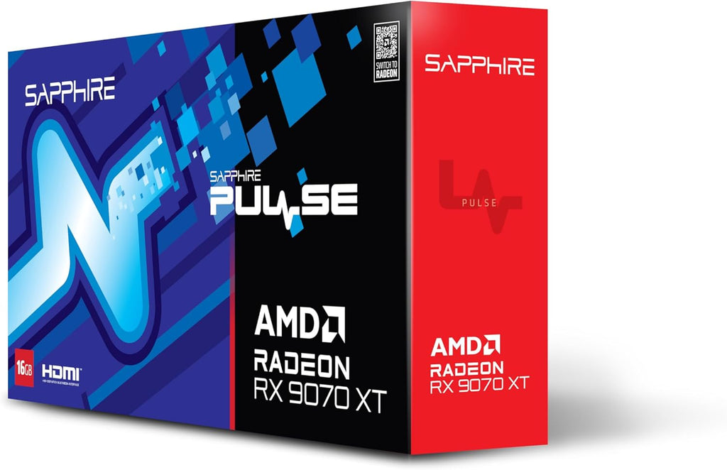 Safir PULSE AMD RADEON™ RX 9070 XT GAMING 16 GB DUAL HDMI/DUAL DP