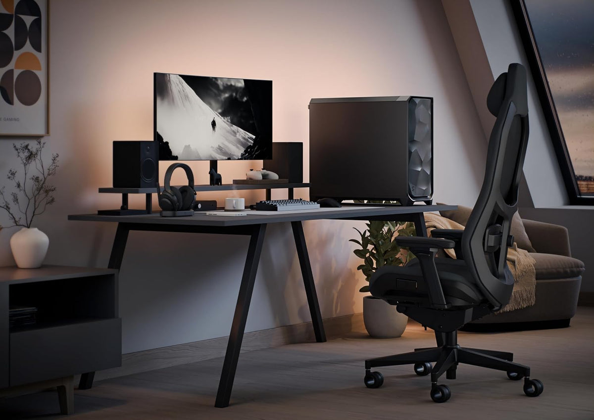 Fractal Design Meshify 3 XL Vit Tempered Glass Klar Toning - Gamingdatorchassi – Meshfront – Tre Momentum 14-fläktar ingår – GPU-stöd upp till 512 mm längd – E-ATX/ATX/mATX-stöd