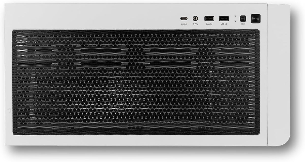 NOX XTREME PRODUCTS Hummer Galaxy - Datorchassi, Ramlöst Härdat Glas, 4x 120mm PWM Fläktar, Plats för 10 Fläktar, USB-C och USB 3.0, ARGB Hub Controller, ATX/M-ATX/ITX, Svart