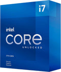 Intel Core i7-11700KF 11. Generation stationär processor (basklocka: 3,6 GHz Tuboboost: 4,9 GHz, 16 MB cache, 8 kärnor, LGA1200) BX8070811700KF