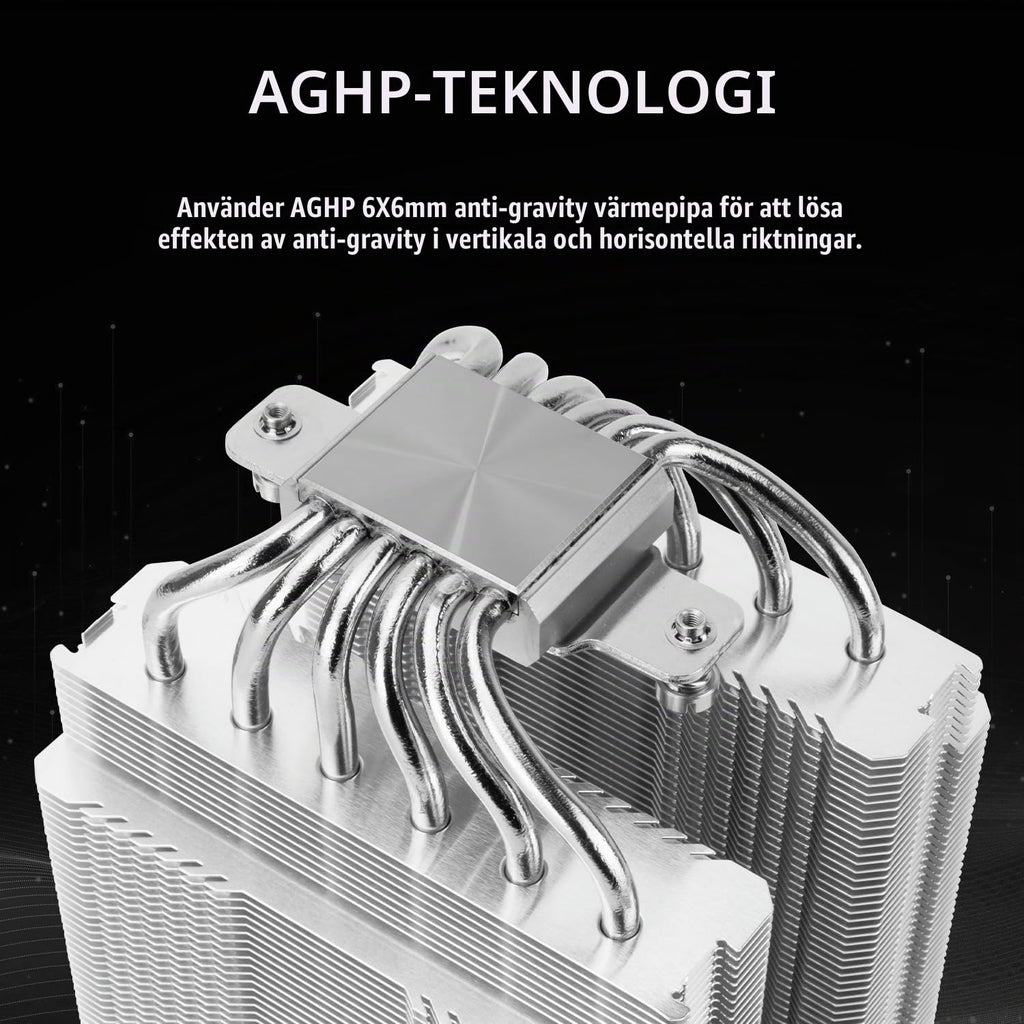 Thermalright Peerless Assassin 120 digital ARGB svart CPU-kylare, kylning med dubbla dörrar och dubbla fläktar, CPU-luftkylare, digital skärmskydd, för AM4/AM5, Intel LGA1851/1700/115X/1200
