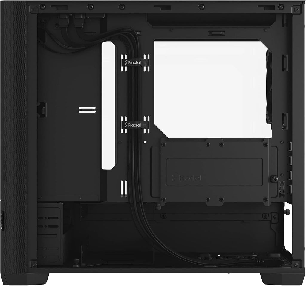 Fractal Design Pop Mini Silent FD-C-POS1M-01 Datorchassi, Svart, 432 x 215 x 393 mm