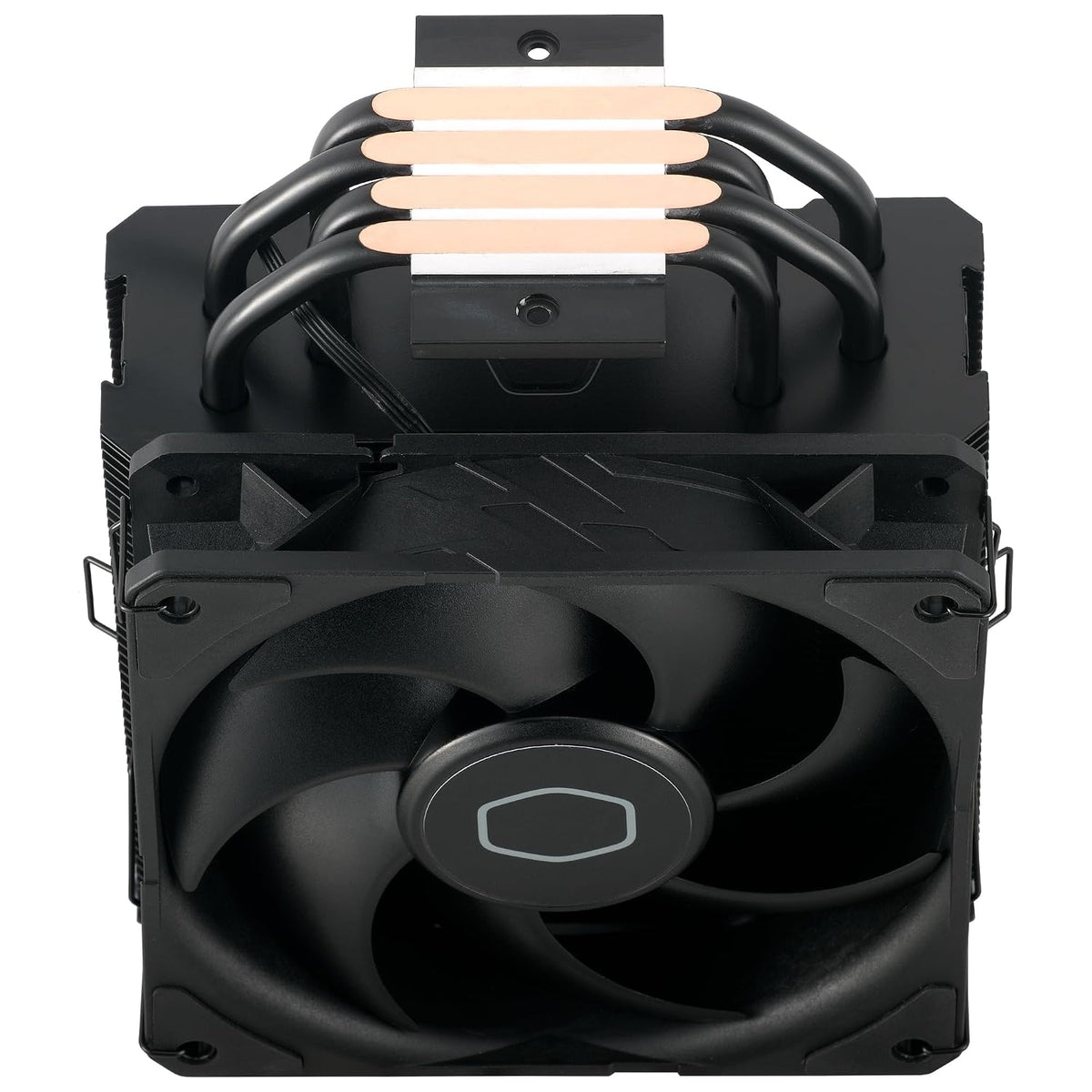 Cooler Master Hyper 212 Black CPU-Luftkylare - Aluminiumfinish, 4 Kontinuerliga Direktkontaktvärmerör, SickleFlow 120 Edge Fläkt, LGA1700 & AM5 Fäste - Svart