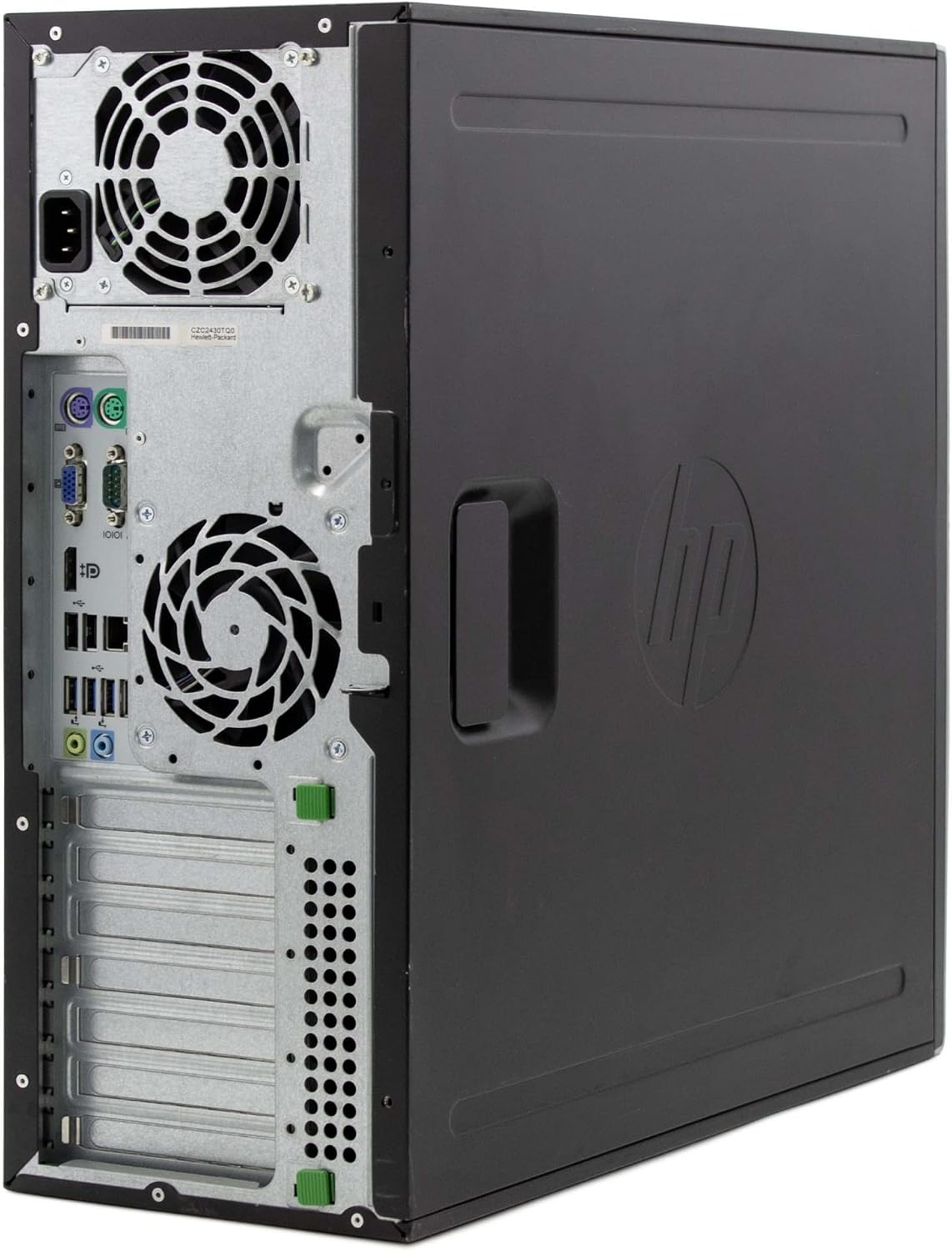 HP 8300 CMT Windows 11 Pro PC-torn - Core i5 upp till 3,60 GHz 16 GB RAM SSD 240 GB | Seriellt gränssnitt RS232 VGA DisplayPort stationär DVD stationär dator (renoverad)