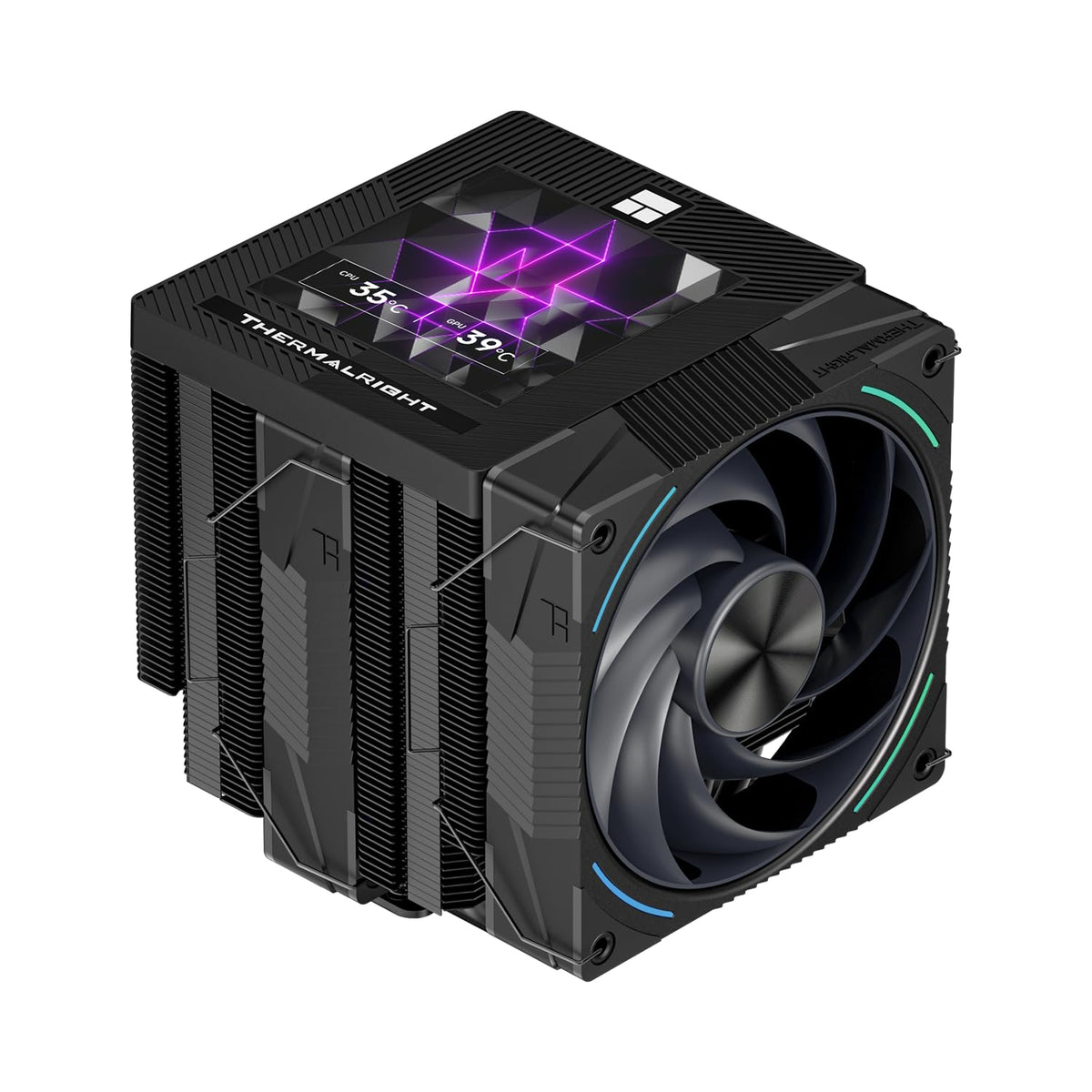 Thermalright TR Phantom Spirit 120SE ARGB CPU-kylare, 7 värmepipar CPU-kylare, Dubbel 120 mm TL-C12B-S V2 PWM-fläkt, AGHP 4.0 Teknologi, S-FDB-lager, för AMD AM4 AM5/Intel 1700/115X/1200/1851