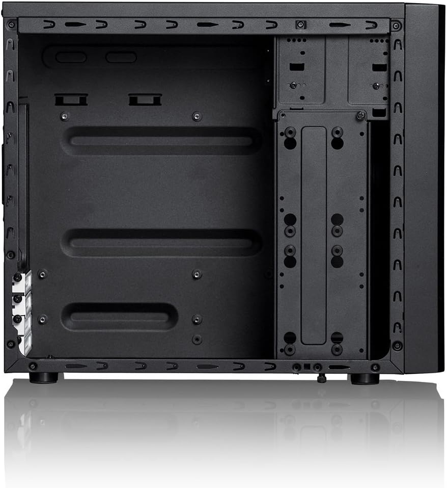 Fractal Design Core 1100 - mATX - 1x 120mm Silent Fläkt ingår - Borstad Aluminium - Svart