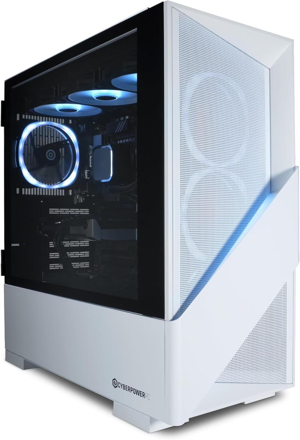 CYBERPOWERPC Luxe Gaming PC - AMD Ryzen 7 9800X3D, Nvidia RTX 5070 12GB, 32GB RAM, 1TB NVMe SSD, 650W 80+ PSU, Wi-Fi, Refrigeración a Liquido CPU, Windows 11, V100R RGB