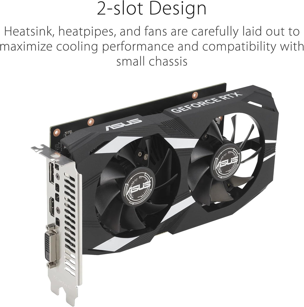 ASUS Dual -RTX3050-O6G NVIDIA GeForce RTX 3050 6 GB GDDR6