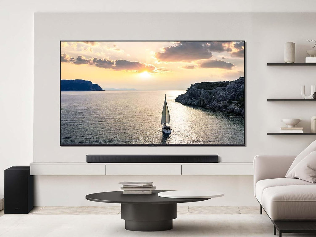 Samsung B-Series Soundbar HW-B550F 2.1 ch DTS Virtual:X Soundbar with Subwoofer (2025 Model) Voice Enhance Mode, Bass Boost, Adaptive Sound