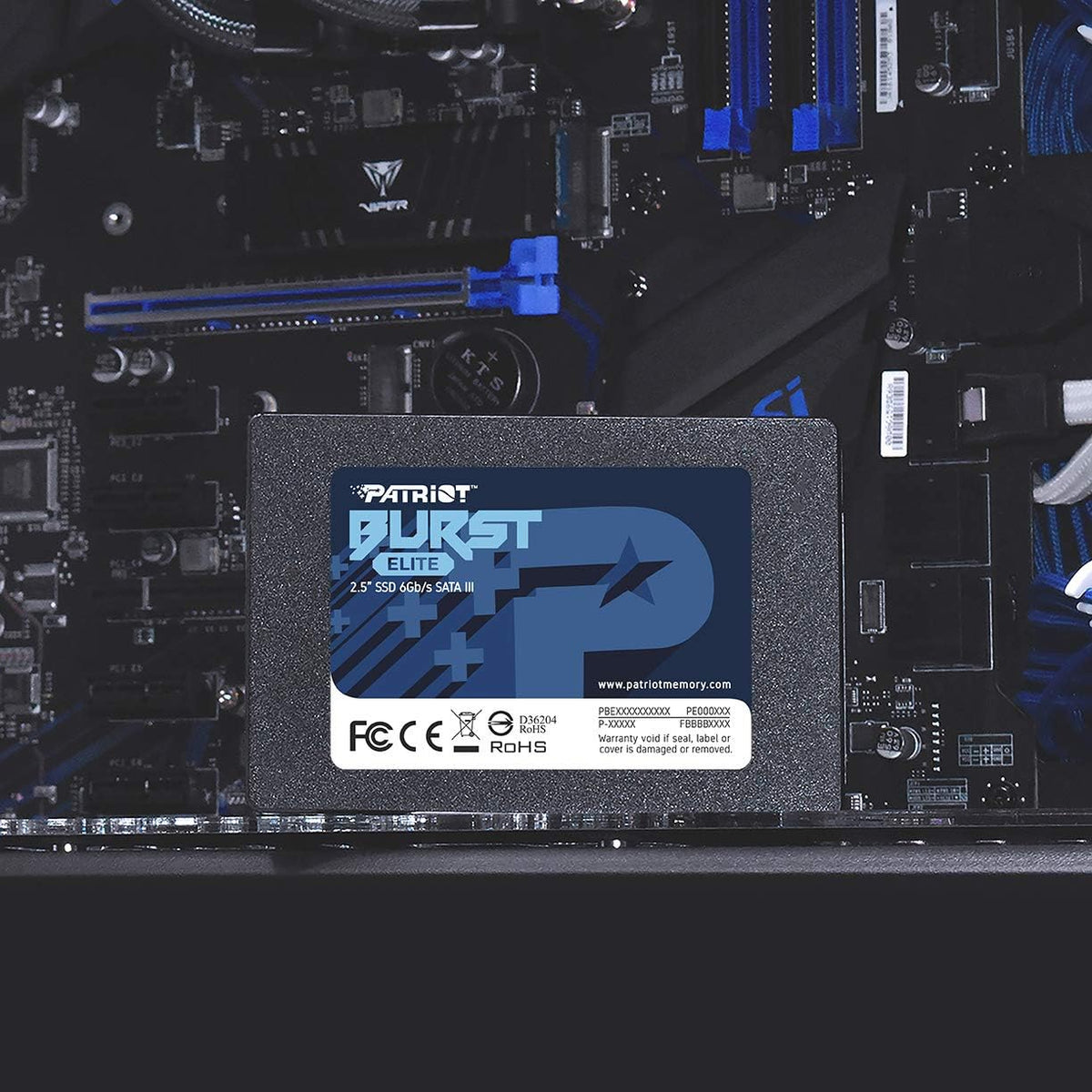 Patriot Burst Elite SATA 3 480 GB SSD 2,5 tum Solid State Drive