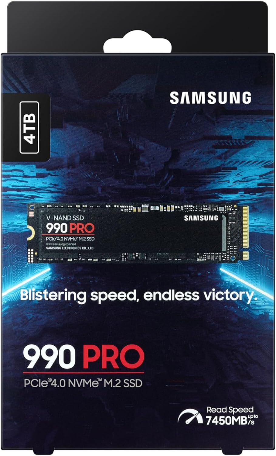 Samsung 990 PRO Heatsink NVMe M.2 SSD, 2 TB, MZ-V9P2T0CW