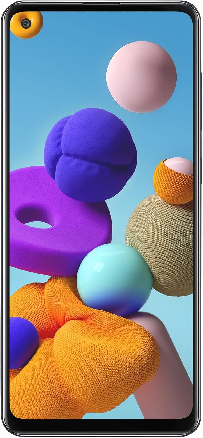 Samsung Galaxy A21s SM-A217FZKNEUB Smartphone (6.5" Dual SIM Octa-core 3 GB RAM 32 GB Android 10.0) Svart