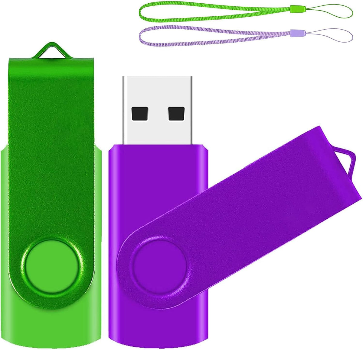 USB-minne 8 GB 10 stycken, ABLAZE mini minne minne vattentät 8 GB USB-sticks metall 10-pack för bärbar dator, dator, TV, bil