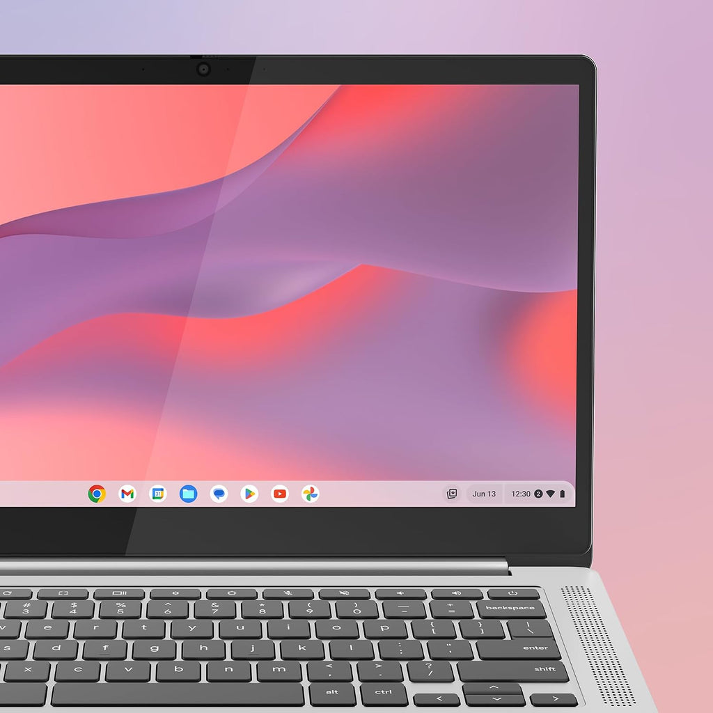 Lenovo IdeaPad Slim 3 Chromebook 14 tum FHD bärbar dator (1 920 x 1 080), MediaTek Kompanio 520, 8 GB RAM, 128 GB eMMC, ChromeOS, WiFi 6 – Abyss Blue, exklusiv Amazon