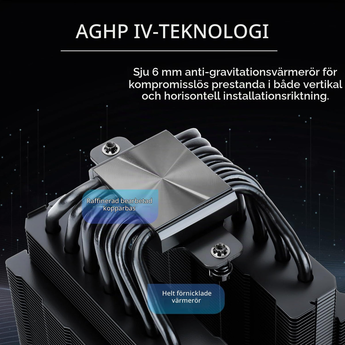 Thermalright Phantom SPIRIT120SE ARGB CPU-luftkylare, kylare med 7 värmerör, dubbla 120 mm TL-C12B-S V2 PWM-fläktar, AGHP 4.0 Tech., S-FDB-lager, för AMD AM4 AM5/Intel 1700/1150/1151/1200, stationär