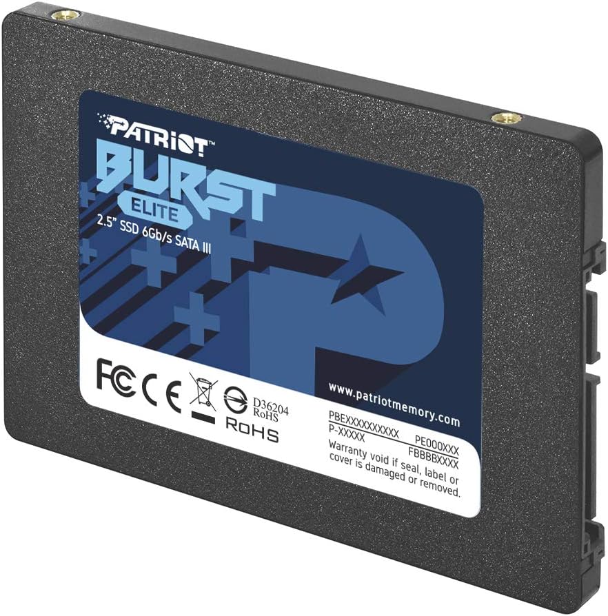 Patriot Burst Elite SATA 3 480 GB SSD 2,5 tum Solid State Drive