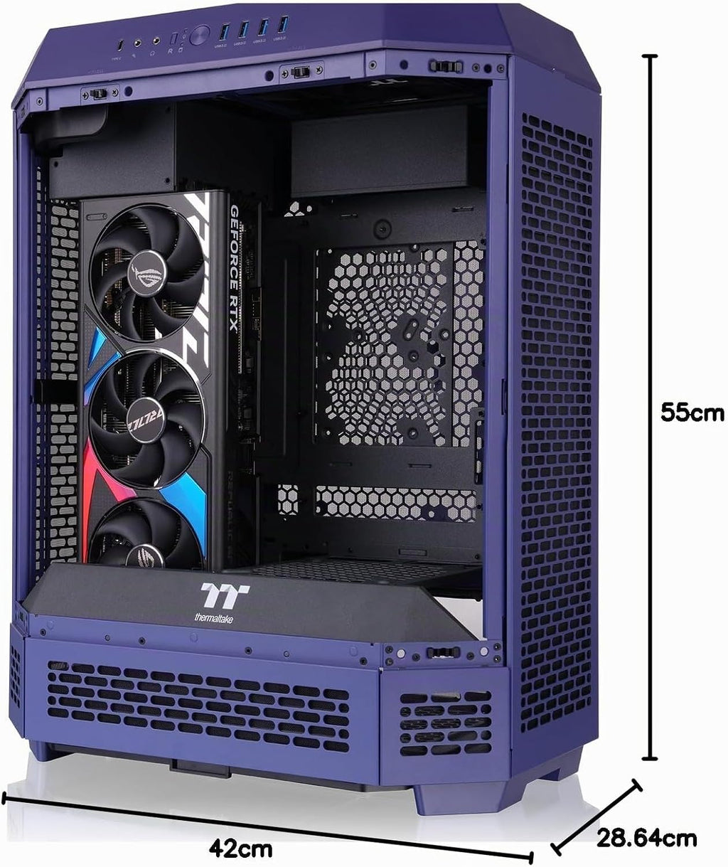Thermaltake The Tower 600 Mid Tower Chassis | Hidden Connector | Gravel Sand