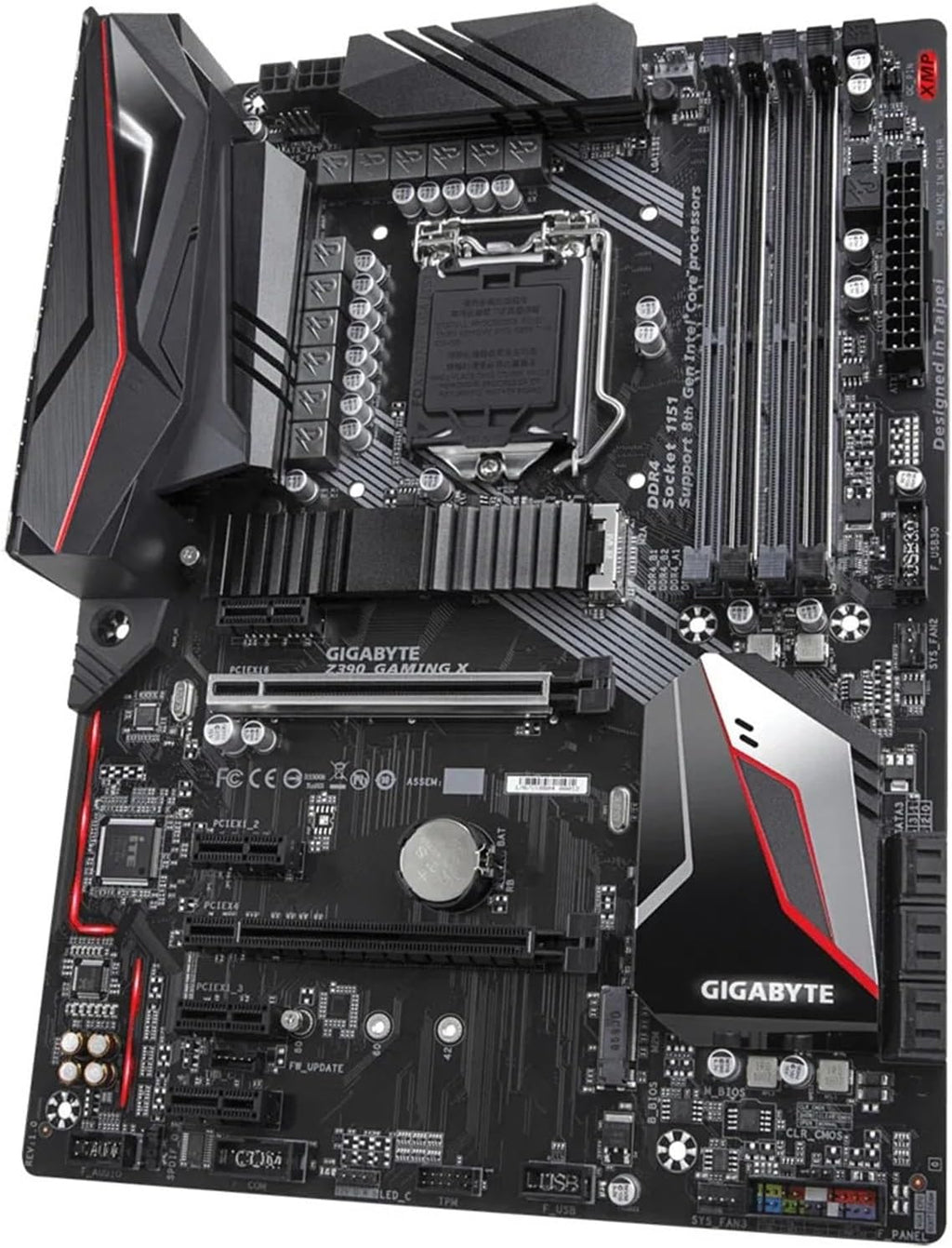 Dator moderkort Fit For GIGABYTE Z390 GAMING X LGA1151 Moderkort DDR4 Intel I9 I7 I5 I3 CPU Intel Z390 Gaming Placa-mãe 1151 Intel LAN M.2 ATX
