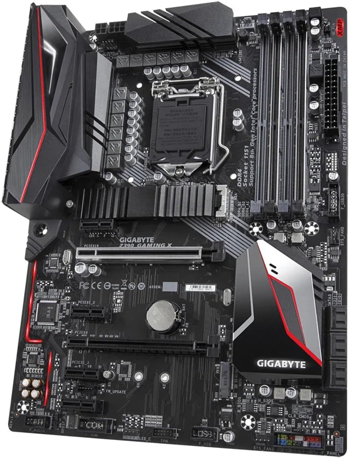 Dator moderkort Fit For GIGABYTE Z390 GAMING X LGA1151 Moderkort DDR4 Intel I9 I7 I5 I3 CPU Intel Z390 Gaming Placa-mãe 1151 Intel LAN M.2 ATX