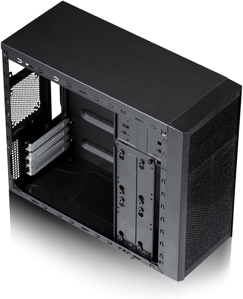 Fractal Design Core 1100 - mATX - 1x 120mm Silent Fläkt ingår - Borstad Aluminium - Svart