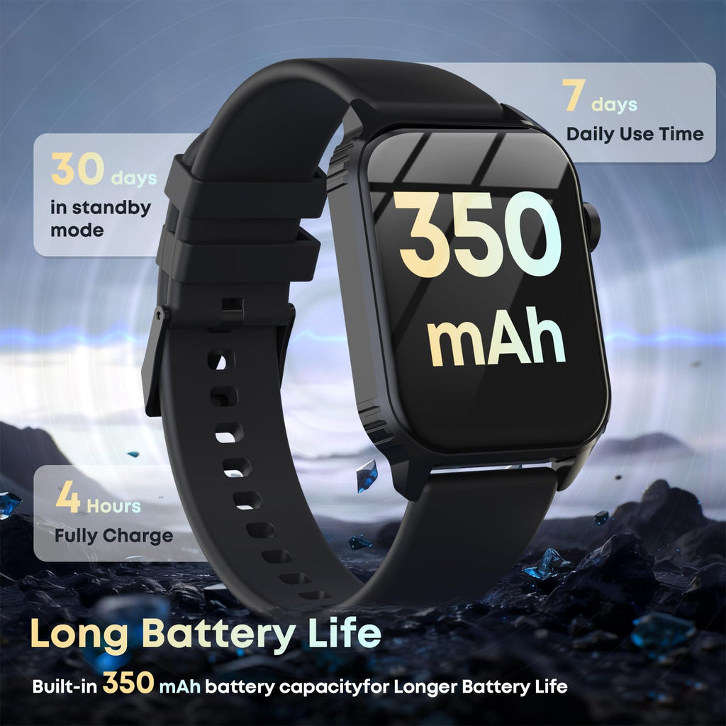 Smart Watch for Men, 120+ Sports Modes Smartwatch with 1.83" HD Touchsreen, Sleep Monitor, IP67 Waterproof, Bluetooth Call & Music Control Fitness Watch for iPhone/Android (Gray)